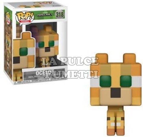 MINECRAFT : OCELOT- VINYL FIGURE #  318 - POP FUNKO GAMES